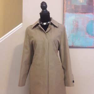 London Fog/Olive Brown/ Hooded/ Trench Coat